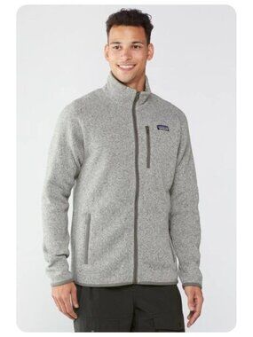 Patagonia Grey Full Zip Better Sweater Mens sz L